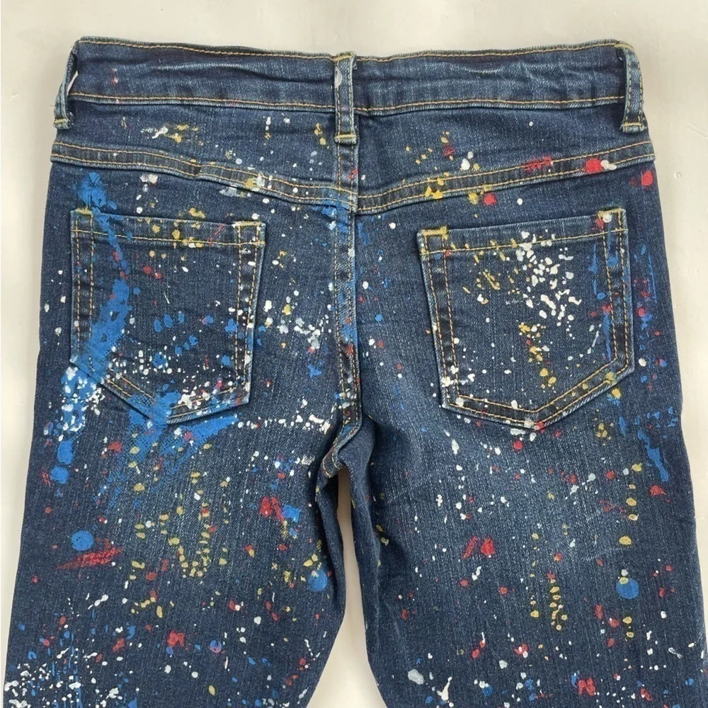 Gymboree Girls FUN Paint-splattered Skinny Jeans Various sizes New with Tags NWT - Picture 5 of 9